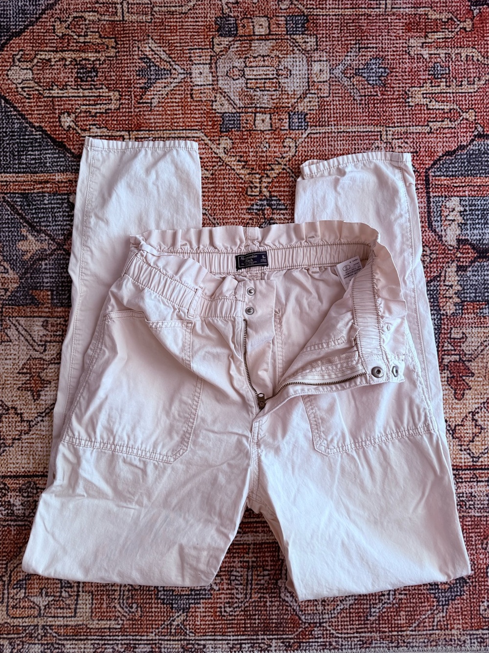 Abercrombie Paperbag Cargo Pants